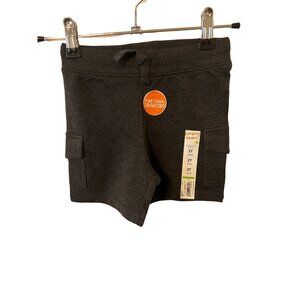 Jumping Beans Infant Toddler Boy's Black Elastic Waistband Cargo Shorts Size 2T